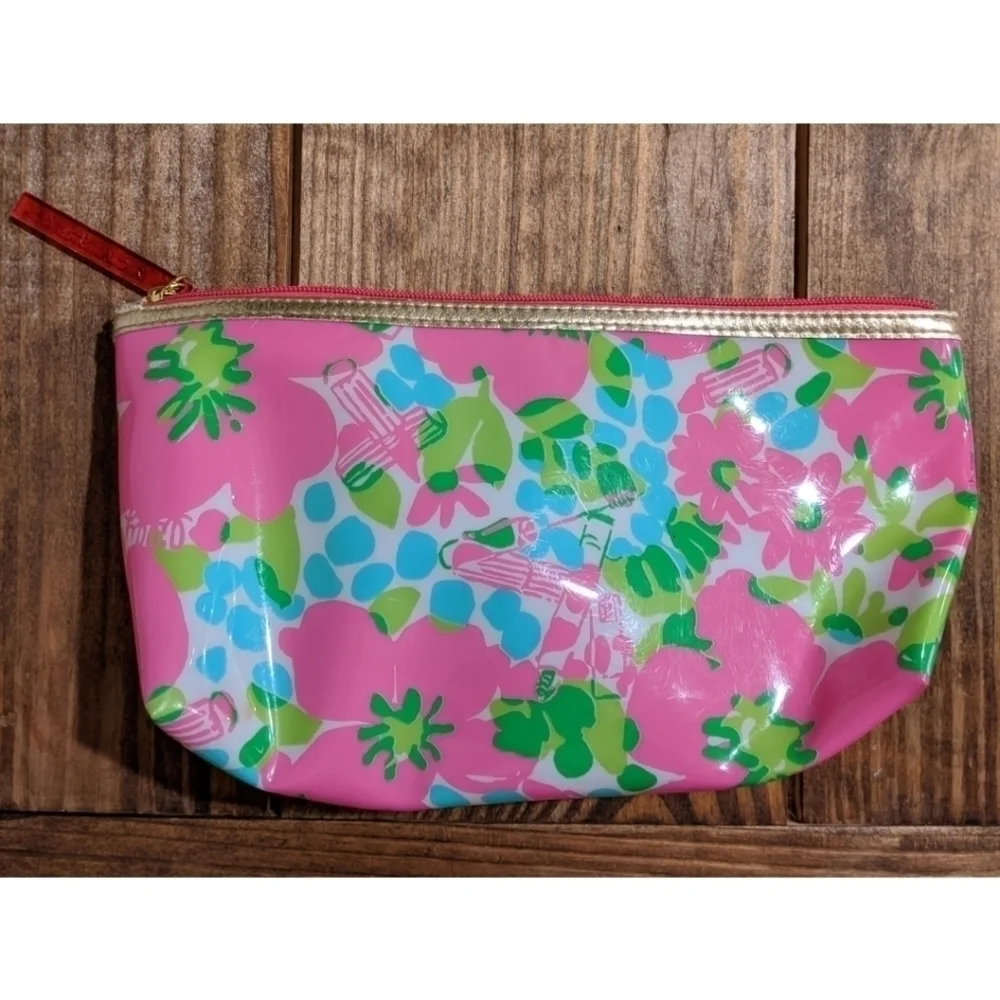 🌊 3/$15 Lilly Pulitzer Estee Lauder Makeup Tote